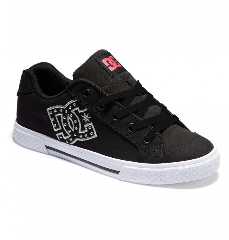 Black / Zebra DC Shoes Chelsea - Shoes | HKJDNY-769