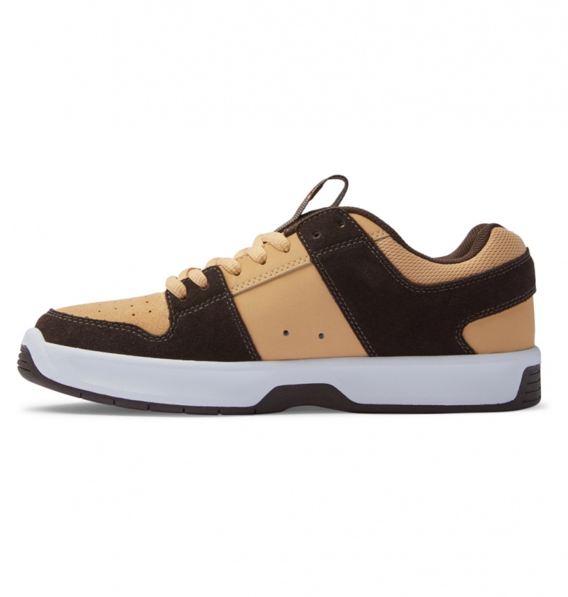 Brown / Brown / Orange DC Shoes Lynx Zero S - Skate Shoes | DCMRBP-094