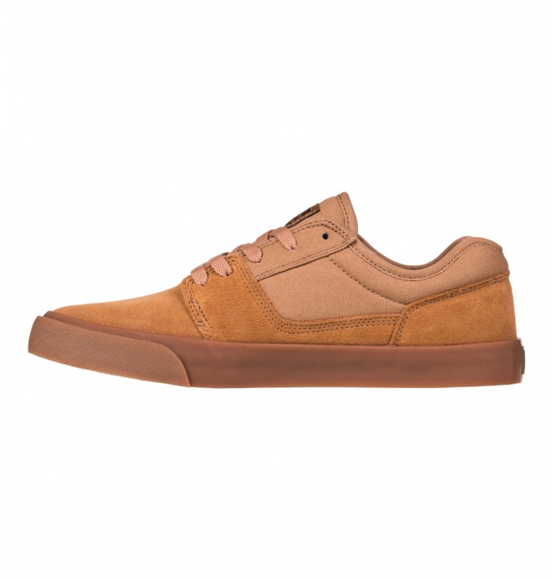 Brown / Gum DC Shoes Tonik - Leather Shoes | TCIHFW-182