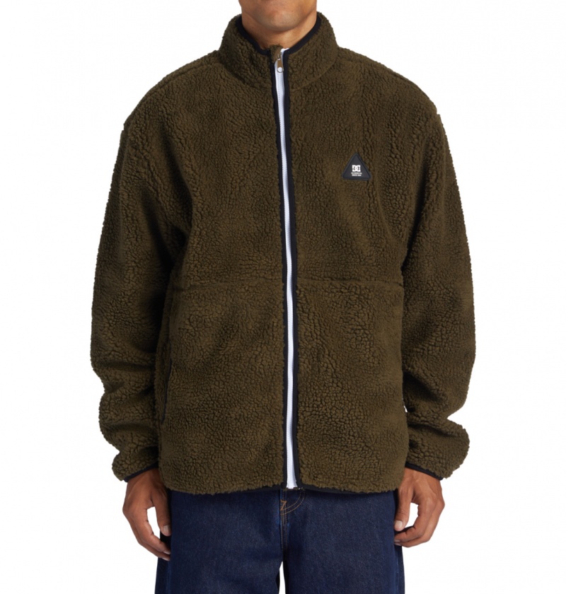 Capers DC Shoes Amradical - Zip-Up Mock Neck Fleece | MCDGAE-892