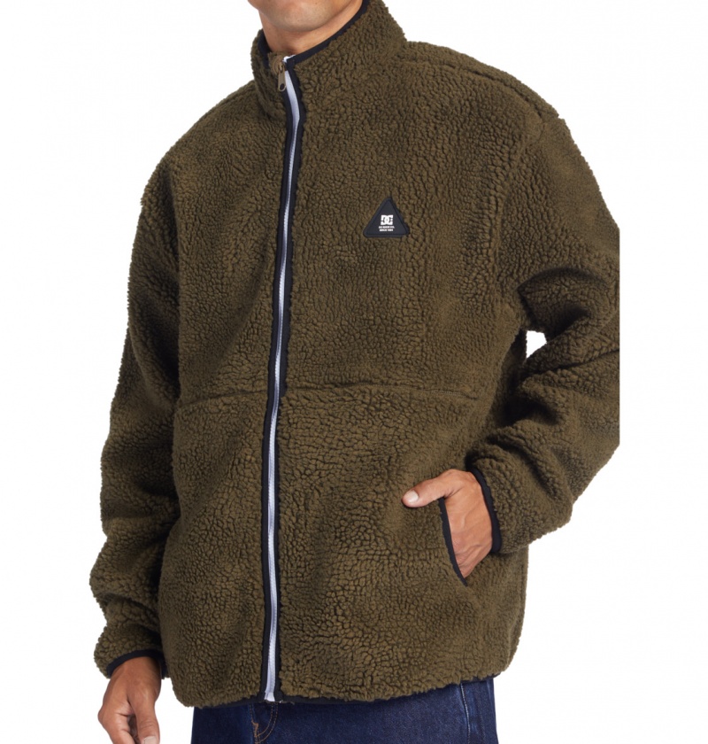 Capers DC Shoes Amradical - Zip-Up Mock Neck Fleece | MCDGAE-892