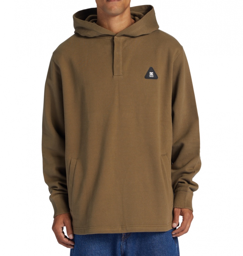 Capers DC Shoes Offpeak - Hooded Henley Top | ABTFLK-145