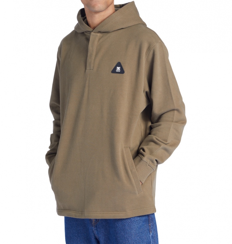 Capers DC Shoes Offpeak - Hooded Henley Top | ABTFLK-145