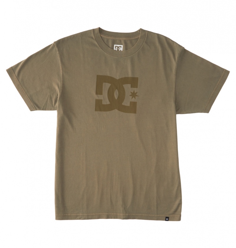 Capers Enzyme Wash DC Shoes DC Star Pigment Dye - T-Shirt | WPNJFY-364