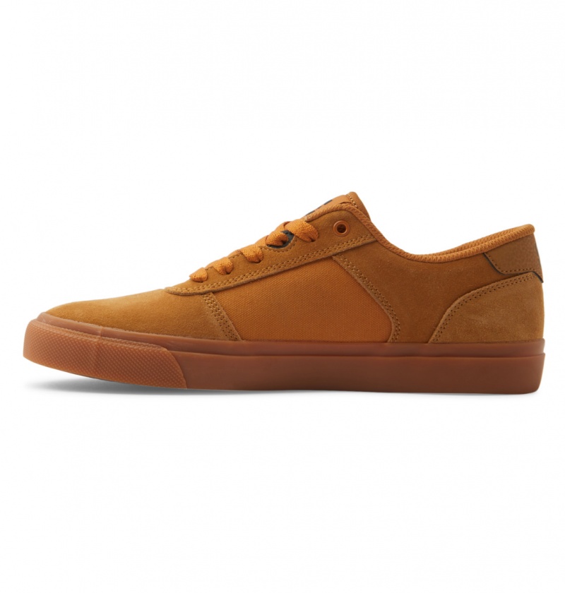 Dark Chocolate / Wheat / Gum DC Shoes Teknic - Leather Shoes | MSZGDW-017