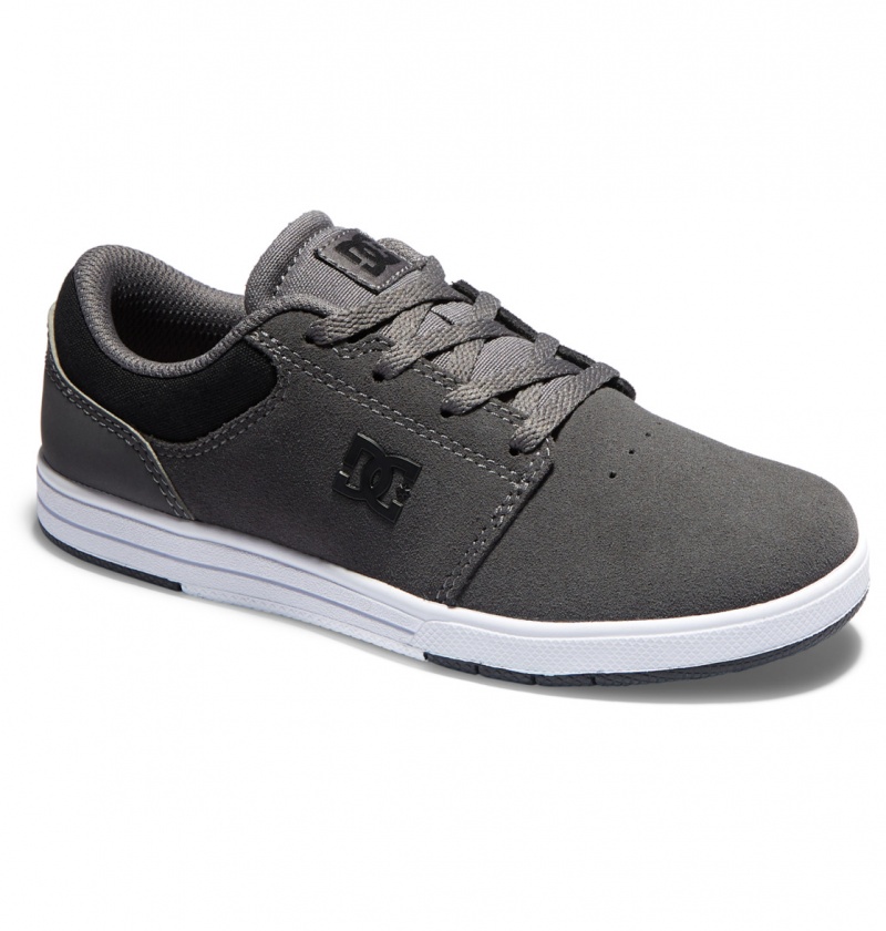 Dark Grey / Black DC Shoes Crisis 2 - Shoes | RLQAIC-403