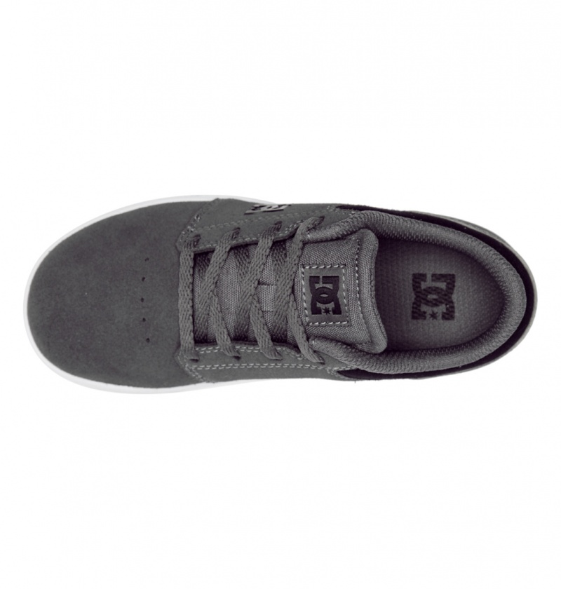 Dark Grey / Black DC Shoes Crisis 2 - Shoes | RLQAIC-403