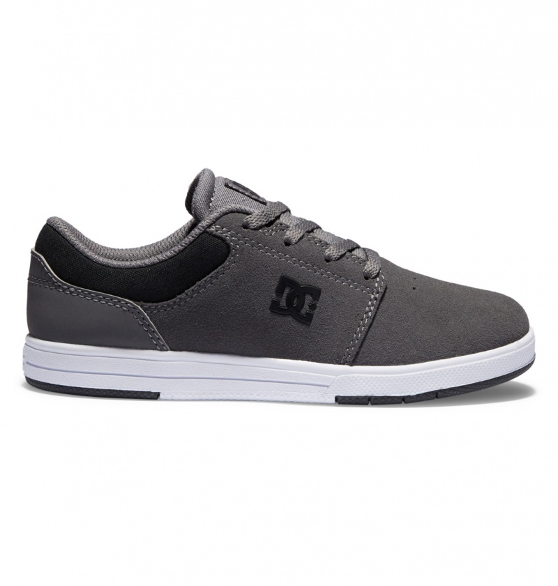 Dark Grey / Black DC Shoes Crisis 2 - Shoes | RLQAIC-403