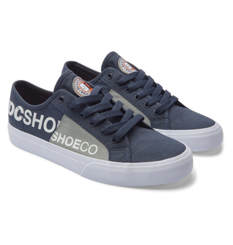 Dc Navy / Orange DC Shoes Manual - Shoes | RCZIUX-895