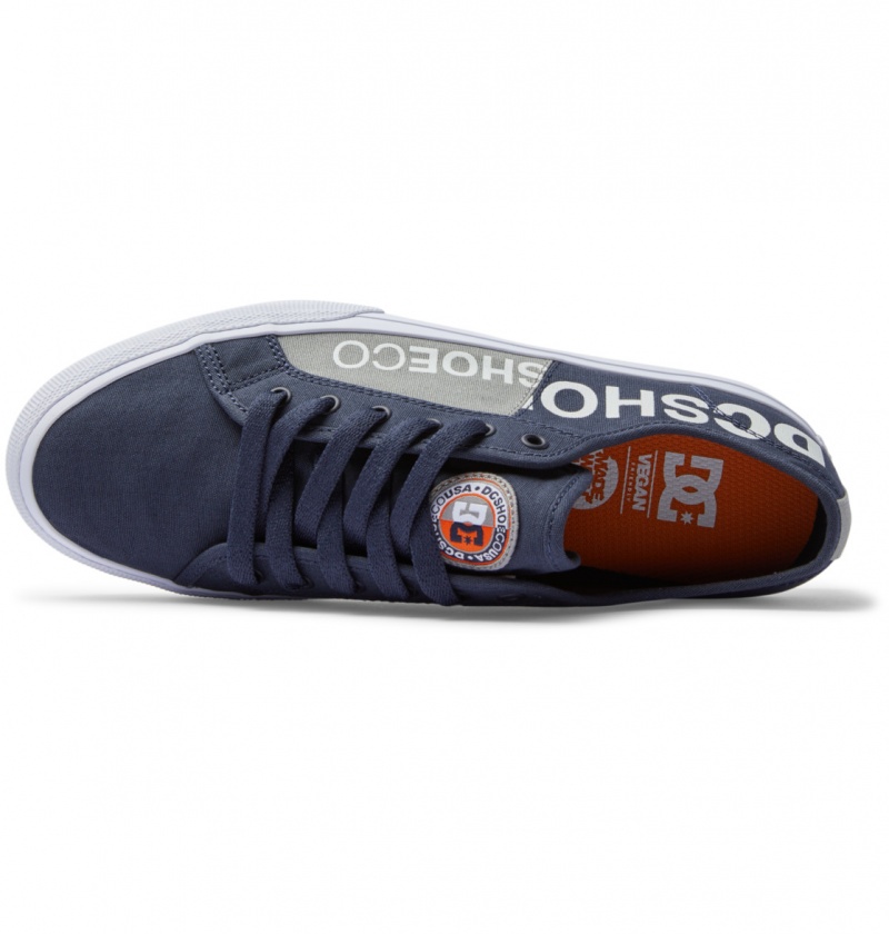 Dc Navy / Orange DC Shoes Manual - Shoes | RCZIUX-895