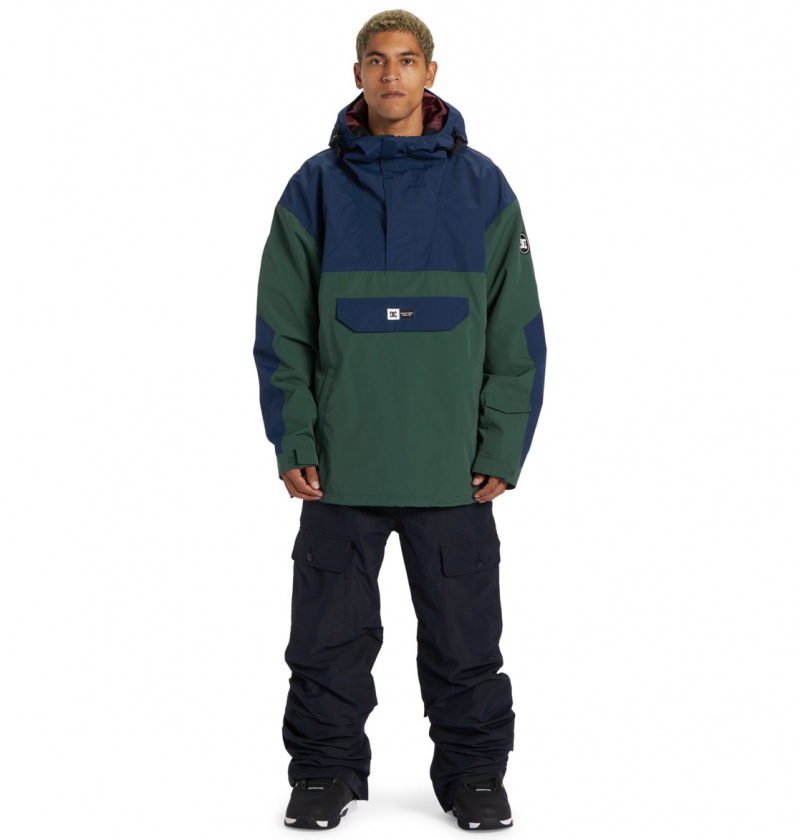 Dress Blues DC Shoes Dc-43 - Technical Anorak Snow Jacket | RLGMQT-931