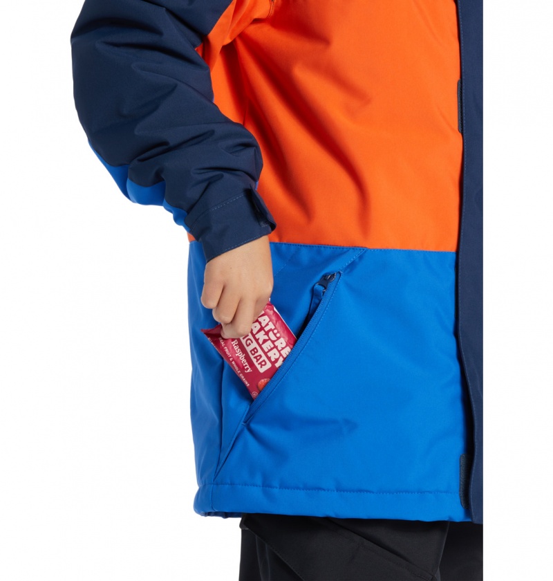 Dress Blues DC Shoes Defy - Technical Snow Jacket 8-16 | JGYUHZ-140