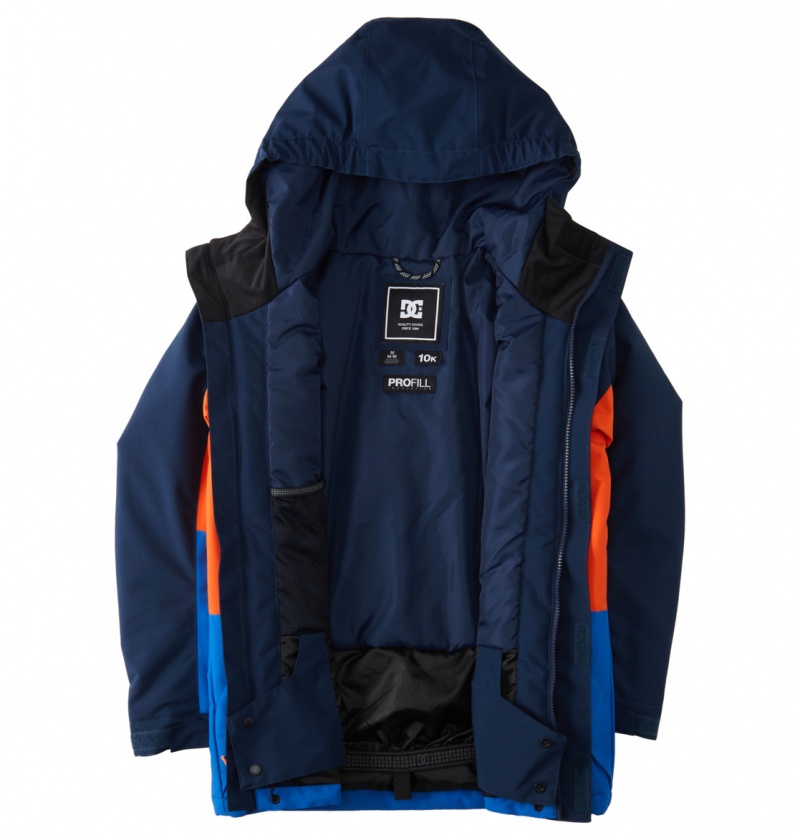 Dress Blues DC Shoes Defy - Technical Snow Jacket 8-16 | JGYUHZ-140