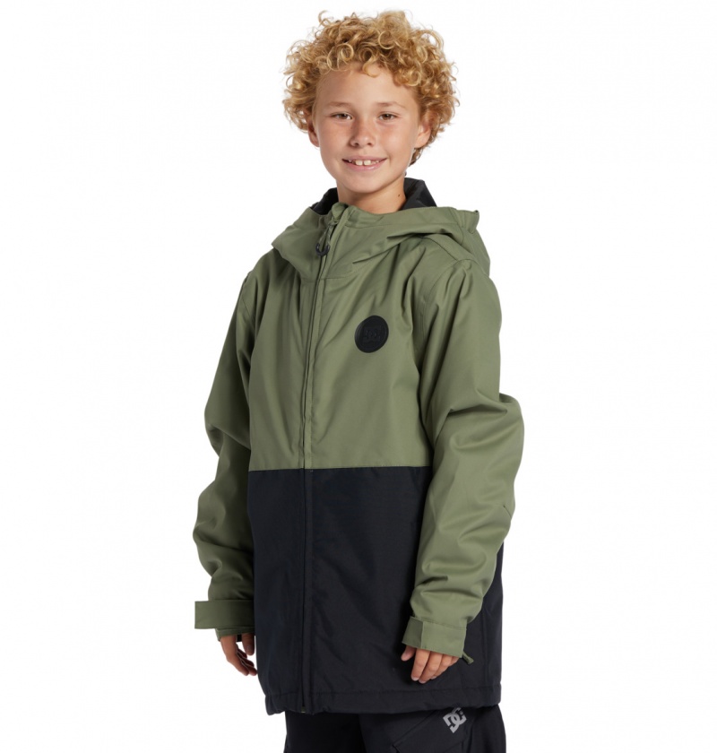 Four Leaf Clover DC Shoes Basis - Technical Snow Jacket 8-16 | NSECZL-218