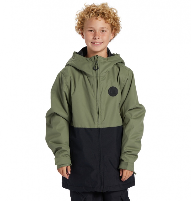 Four Leaf Clover DC Shoes Basis - Technical Snow Jacket 8-16 | NSECZL-218