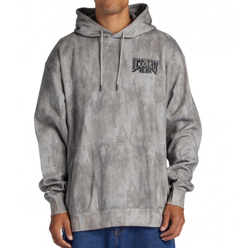 Grey Stone DC Shoes Hangar Ph - Hoodie | DIWBLZ-280