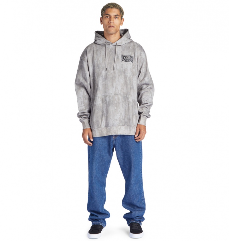 Grey Stone DC Shoes Hangar Ph - Hoodie | DIWBLZ-280