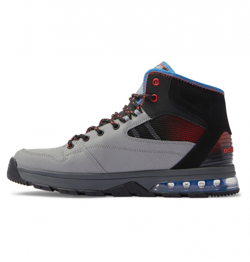 Grey / Blue Ashes DC Shoes Versatile Hi WR - Lace-Up Boots | WRINJH-401