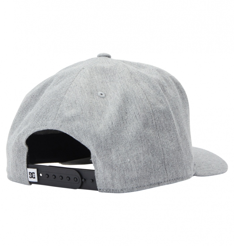 Heather Grey DC Shoes Anafront - Snapback Cap | ZQWRGS-715