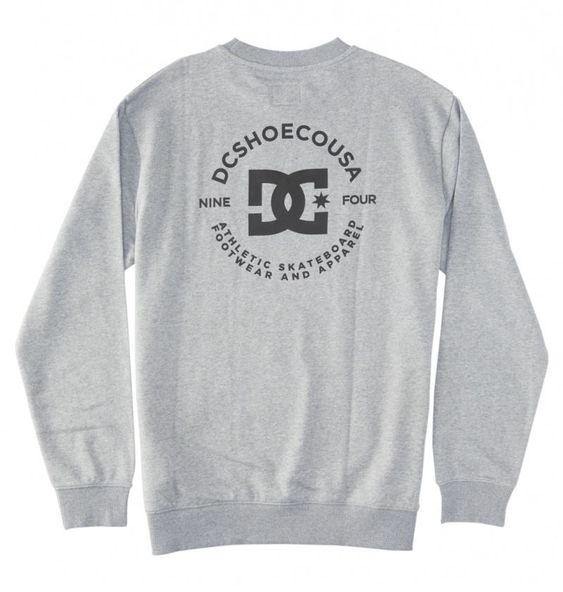 Heather Grey DC Shoes DC Star Pilot - Sweatshirt | WXYAIU-306