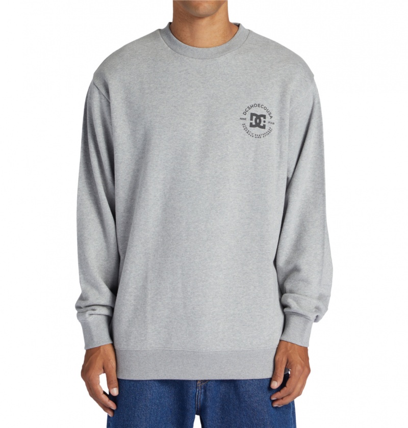 Heather Grey DC Shoes DC Star Pilot - Sweatshirt | WXYAIU-306