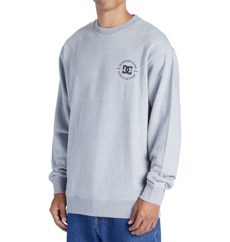 Heather Grey DC Shoes DC Star Pilot - Sweatshirt | WXYAIU-306