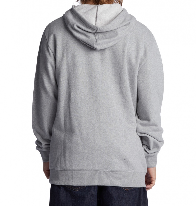 Heather Grey DC Shoes DC Star - Zip-Up Hoodie | OKEJBQ-834