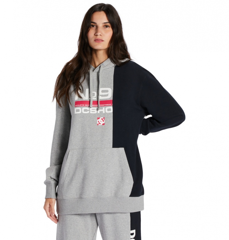 Heather Grey / Black DC Shoes Shift - Hoodie | PYFHXQ-370