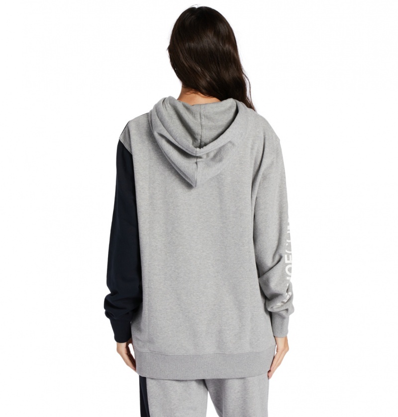 Heather Grey / Black DC Shoes Shift - Hoodie | PYFHXQ-370