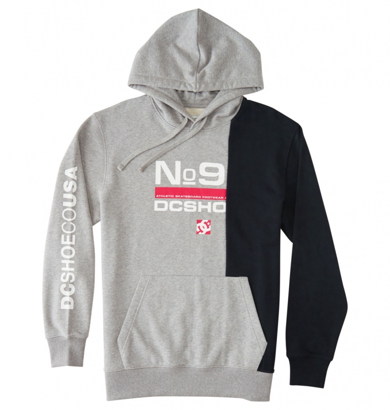 Heather Grey / Black DC Shoes Shift - Hoodie | PYFHXQ-370