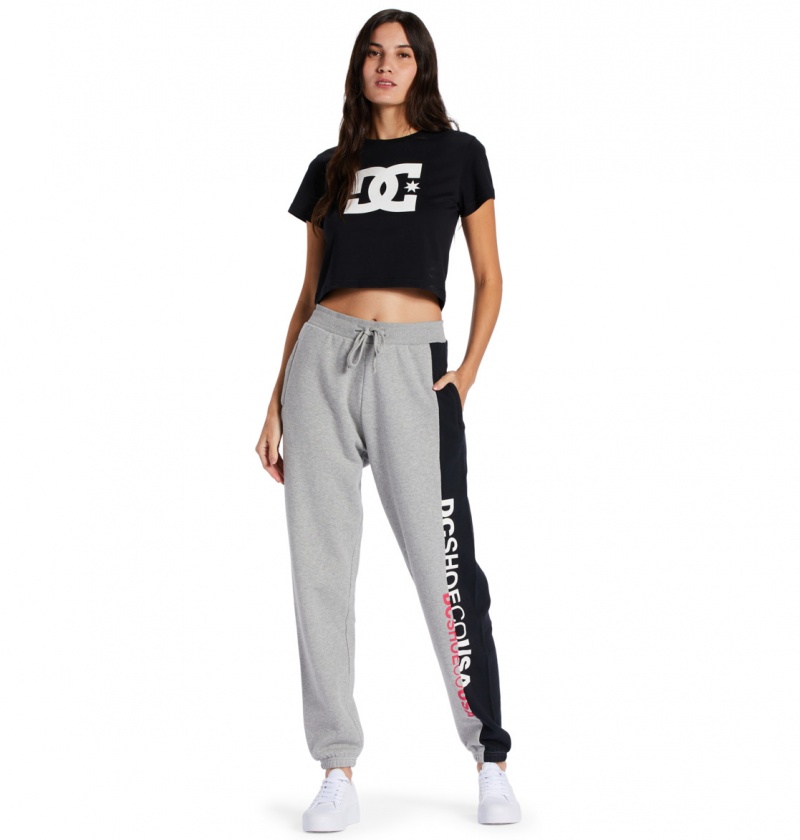 Heather Grey / Black DC Shoes Shift - Joggers | CVKANX-765