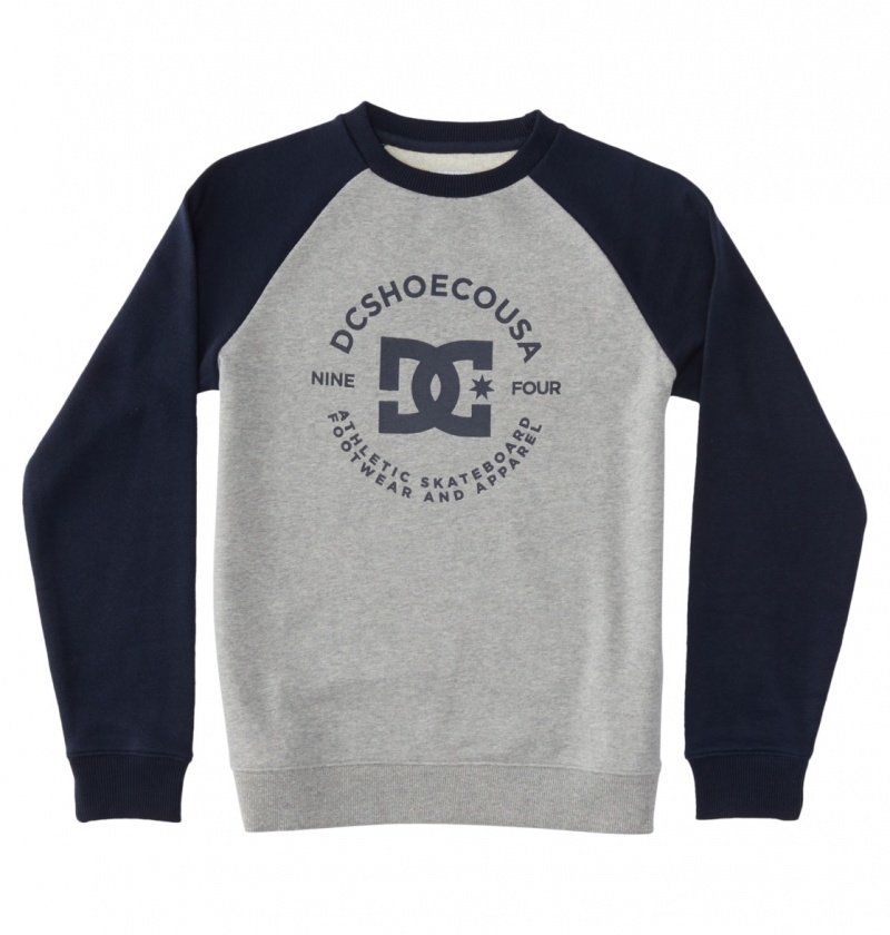 Heather Grey / Navy Blazer DC Shoes DC Star Pilot - Sweatshirt 8-16 | AUIOFN-761