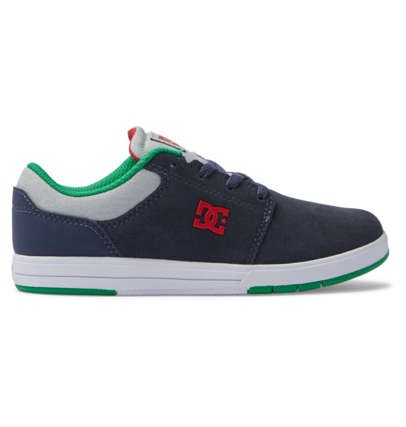 Heather Grey / Navy DC Shoes Crisis 2 - Shoes | IUBECP-045