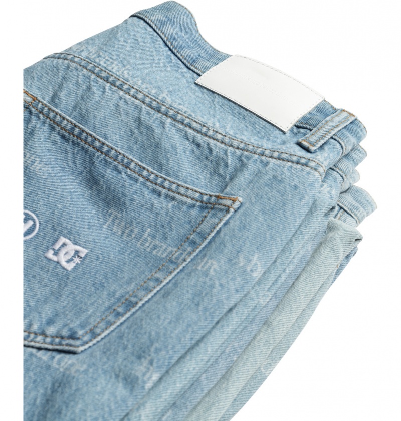 Indigo Light DC Shoes DCrave - Baggy Jeans | HNUALV-815