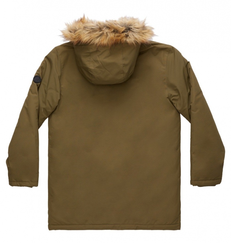 Ivy Green DC Shoes Bamberg - Water-Resistant Parka | SGROQT-485