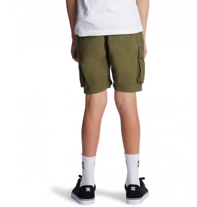 Ivy Green DC Shoes Tundra - Cargo Shorts 8-16 | XRFNDC-406