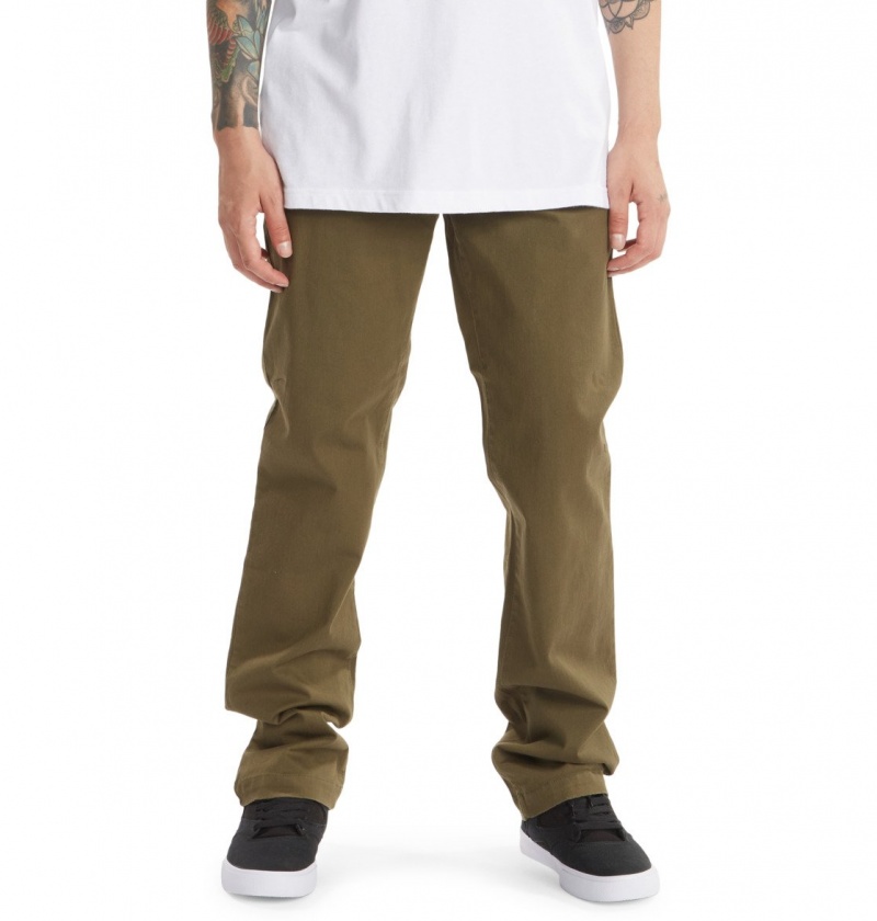 Ivy Green DC Shoes Worker - Chinos | ITWJKL-365