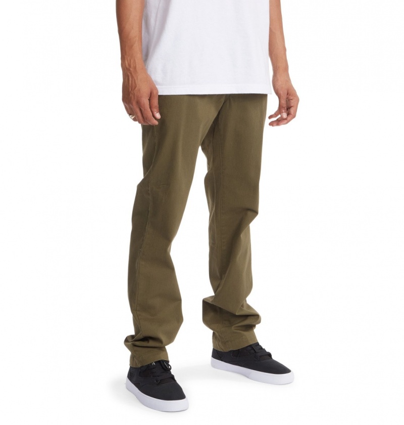 Ivy Green DC Shoes Worker - Chinos | ITWJKL-365