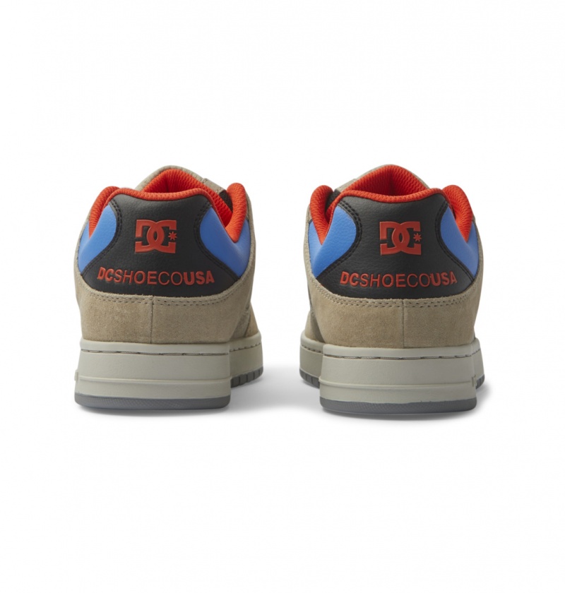 Light Camel DC Shoes Manteca SE - Leather Shoes | CSLEVX-234