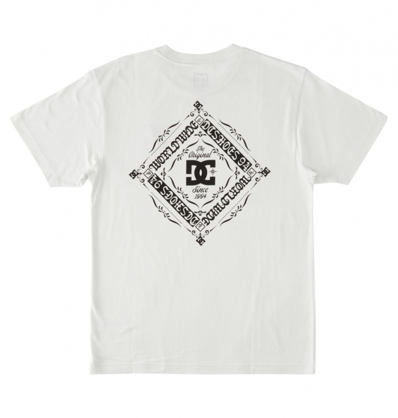 Lily White DC Shoes Classic - T-Shirt | HEDYQF-319