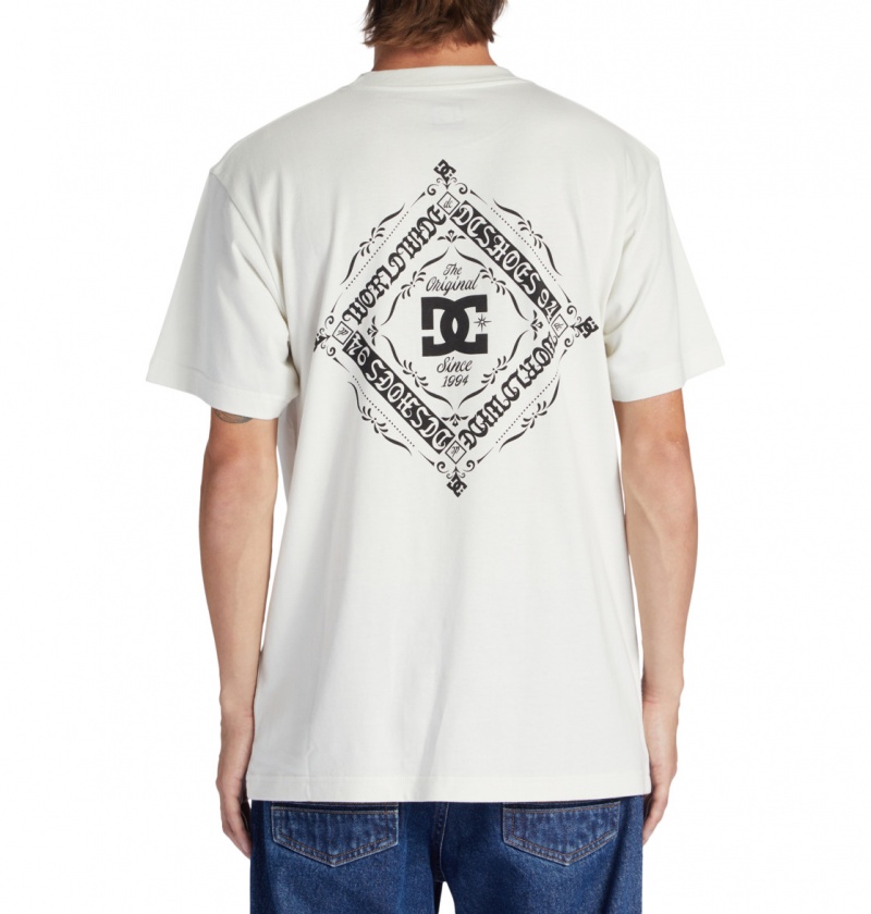 Lily White DC Shoes Classic - T-Shirt | HEDYQF-319