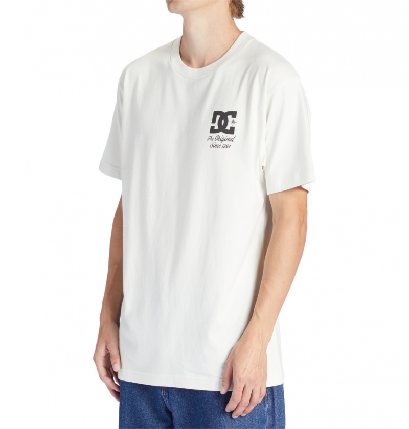 Lily White DC Shoes Classic - T-Shirt | HEDYQF-319