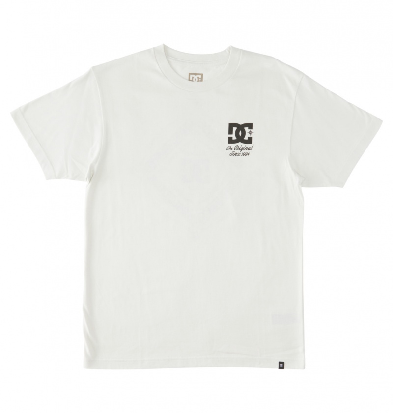 Lily White DC Shoes Classic - T-Shirt | HEDYQF-319