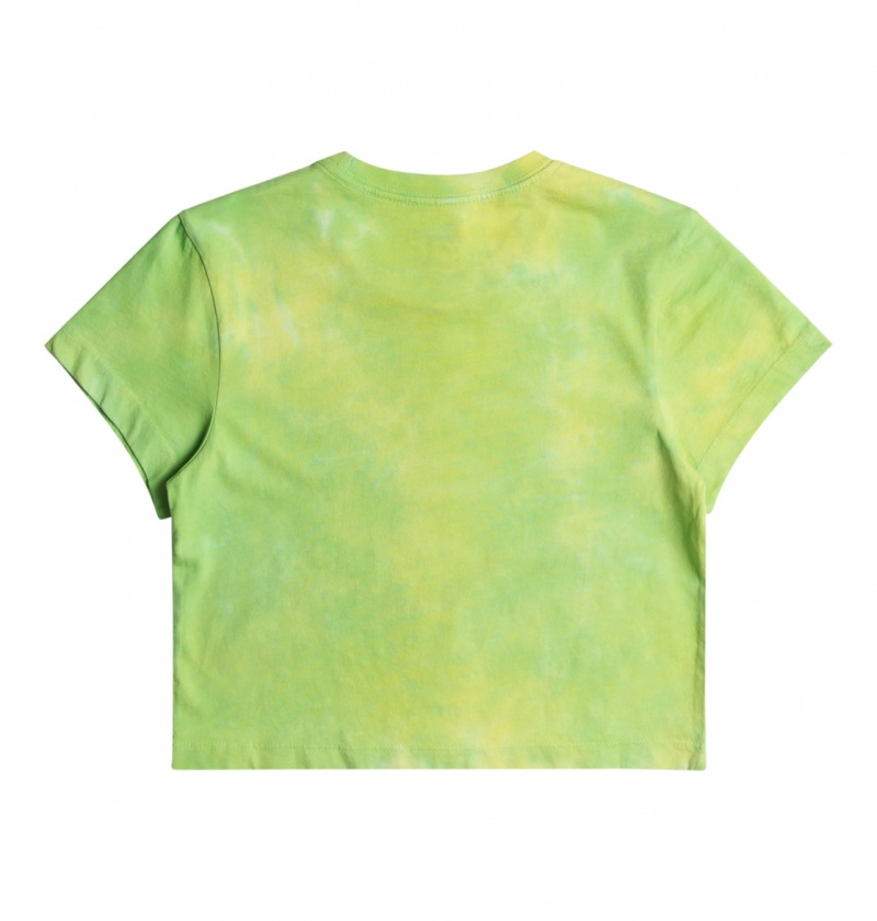 Lime Green DC Shoes x Monegros - Crop Top | CTHFXK-098