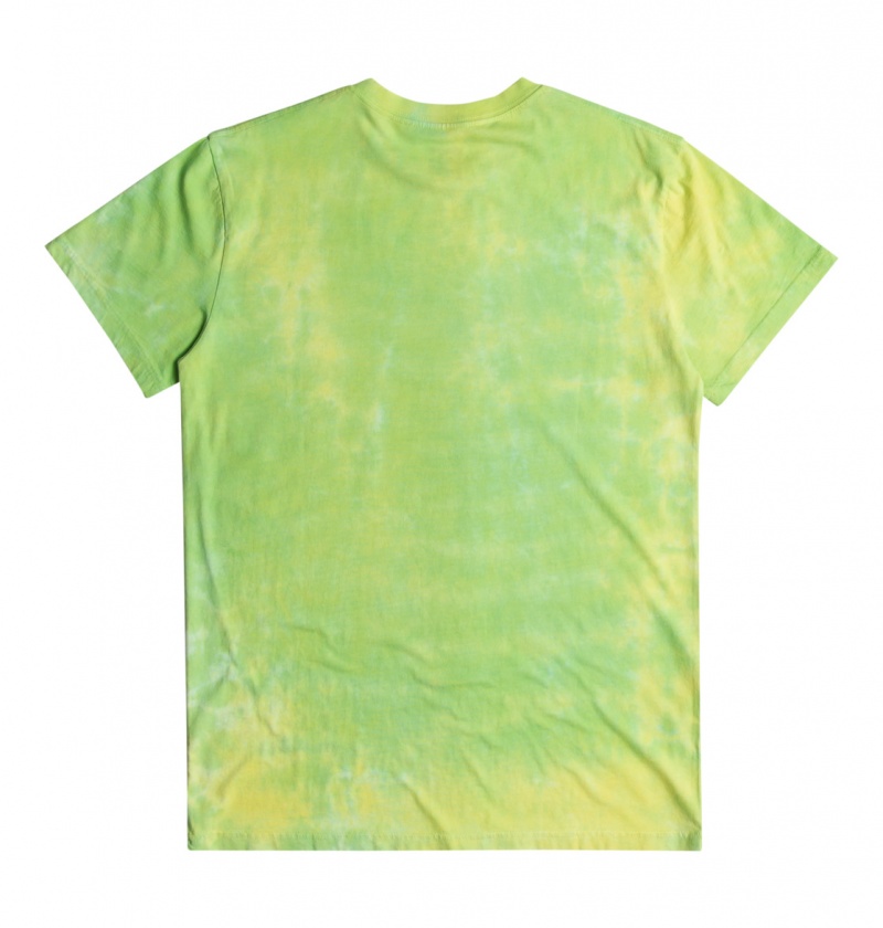 Lime Green DC Shoes x Monegros - T-Shirt | HKBRIA-958