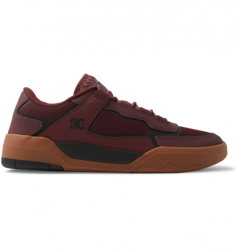 Maroon DC Shoes DC Metric - Leather Shoes | VXNKCM-965