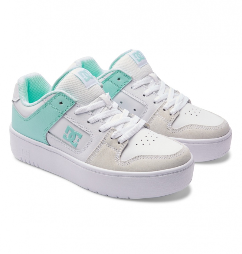 Mint DC Shoes Manteca 4 Platform - Flatform Shoes | TKRMZA-475