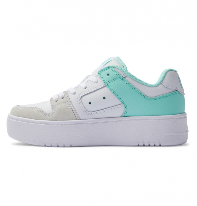 Mint DC Shoes Manteca 4 Platform - Flatform Shoes | TKRMZA-475