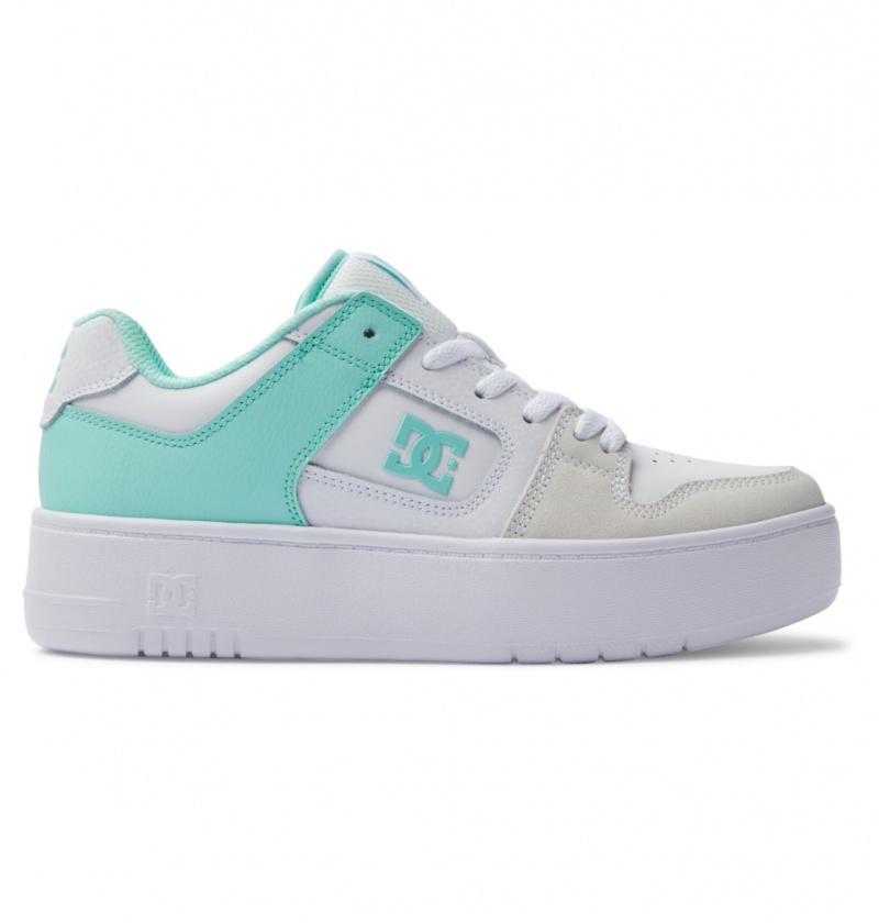 Mint DC Shoes Manteca 4 Platform - Flatform Shoes | TKRMZA-475