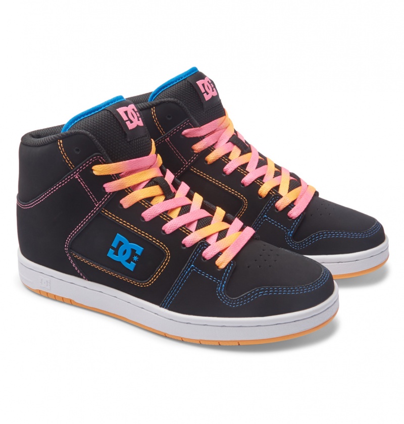 Multi DC Shoes Manteca 4 Hi - High-Top Leather Shoes | XCVWJU-752